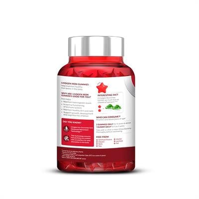 LIVOGEN STRAWBERRY FLAVOUR IRON Gummies 30's - Anaemia-VMA