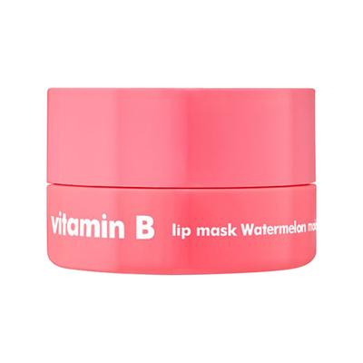 The Face Shop Vitamin B Tinted Overnight Lip Balm with Watermelon, Shea Butter for Soft, Pink Lips 7 gm - Lip Balms