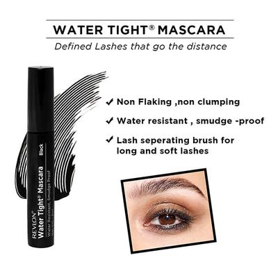 Revlon Water Tight Mascara - Black 8 Ml - Mascaras