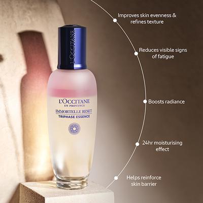 L'Occitane Immortelle Reset Triphase Essence 150 ml - Lotions & Creams