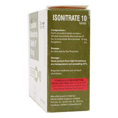 ISONITRATE 10 Tablet 10's - Angina