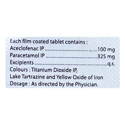 ACLOPRIDE P Tablet 10's - Pain relief-Nsa