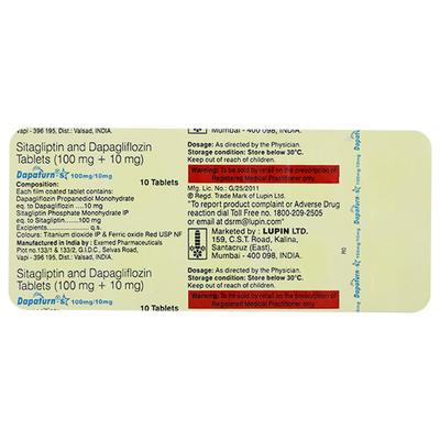 DAPATURN S 10/100 Tablet 10's - Diabetes-Ant