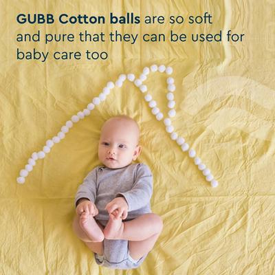 Gubb Cotton Balls -100 Pcs 1's - Cotton Balls