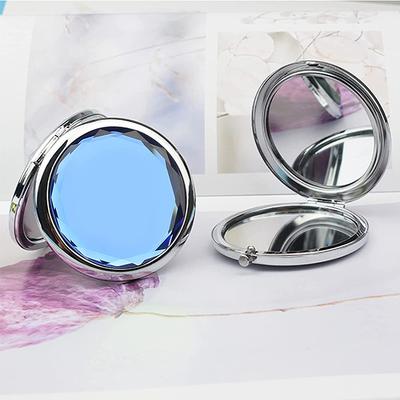 Majestique Crystal Edge Beauty Folding Mirror With Magnification 1's - Others