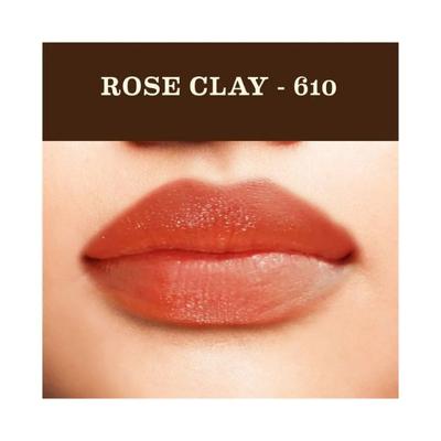 SoulTree Ayurvedic Lipcare Colour Rich Rose Clay 610 4gm - Lipsticks