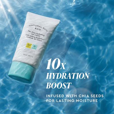 The Face Shop Naturalsun Eco No Shine Hydrating SPF 50+ PA+++ Mattifying Sun Cream 50ml - Face Sunscreen