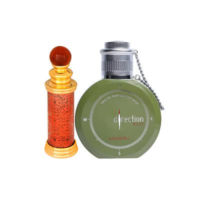 Ajmal Classic Oud Concentrated Perfume Oil Woody Oudh And Maryaj Direction West EDP Green Spicy Perfume 110 ml - Perfumes (Edt/Edp)