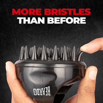 Beardo Scalp Massager Advanced with Soft Silicone Bristles Deep Cleansing and Exfoliation 1's - Multi-Stylers