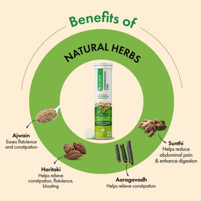 Dr. Vaidya's Constipation Care Effervescent Tablets - Digestive Masala Flavour 15's - Speciality Medicines