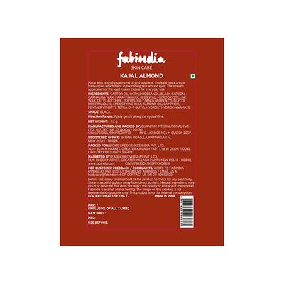 Fabindia Almond Kajal 1.5 gm - Kajal & Kohls