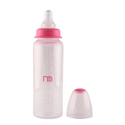 Mothercare Narrow Neck Bottle - Pink 250 ml - Feeding & Nursing