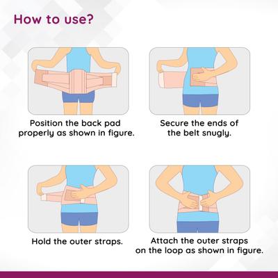 Flamingo Contoured L.S. Belt Black (OC2006) (XXL) 1's - Back/Abdomen Supports