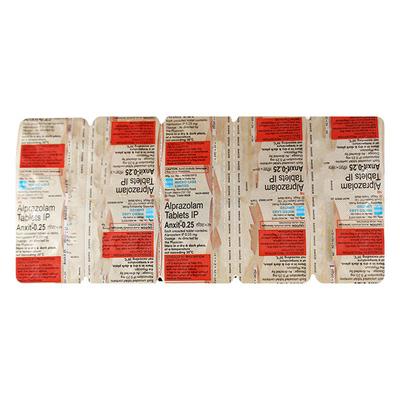 Anxit 0.25mg Tablet 15'S - Anxiety-Anx