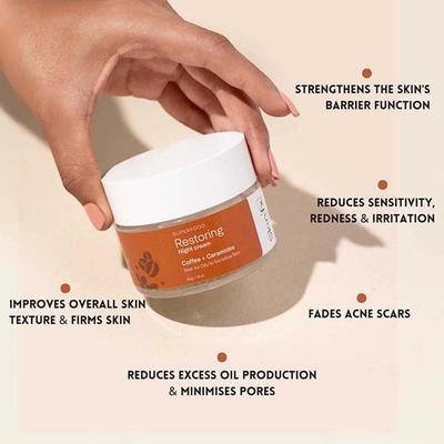 Skin Fx Superfood Restoring Night cream for Glowing Skin Oily Skin,Anti Wrinkle Night Cream 50 gm - Night Cream