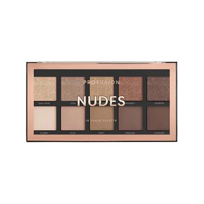 Profusion Cosmetics 10 Shade Eye Shadow Pallete - Nudes 16g - Eye Shadow Palettes