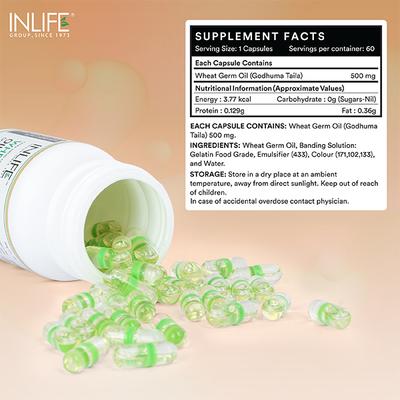 INLIFE Wheat Germ Oil Capsules 60's - Vital Health