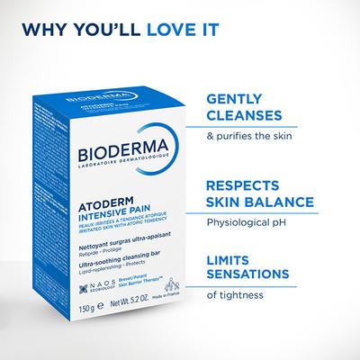 Bioderma Atoderm Intensive Pain Cleansing Ultra-Rich Soap 150 gm - Soaps