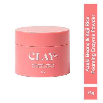 Clayco Azuki Beans + Koji Rice Foaming Face Powder 15 gm - Talcum Powders