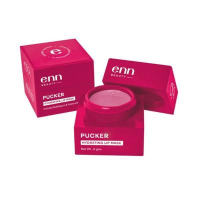 ENN Pucker Hydrating Lip Mask With Hyaluronic Acid Bubblegum 6 gm - Others
