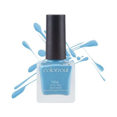 Colorsoul Bliss Vegan Nail Enamel, Icey Blue 8 ml - Nail Polish