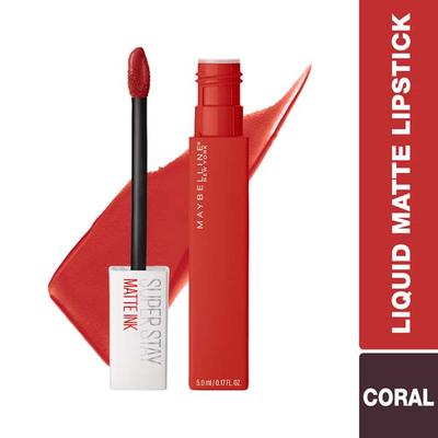 Maybelline New York Super Stay Matte Ink Liquid Lipstick, 205 Assertive 5 ml - Lipsticks