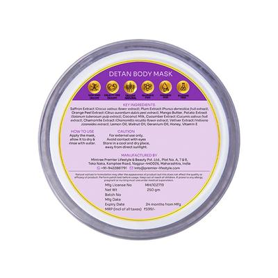 Vedic Valley Saffron Body Mask Certified Natural 250 gm - Others
