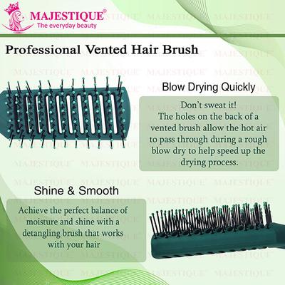 Majestique Vented Hair Brush for Blow Drying HR146 Heat-Resistant for Men, Women 1's - Hair Brushes