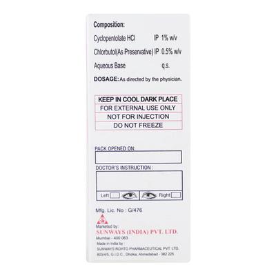 Pentolate Eye Drops 5ml - Mydriasis