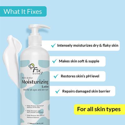 Fixderma Multi Active Moisturizing Lotion 500 ml - Lotions & Creams