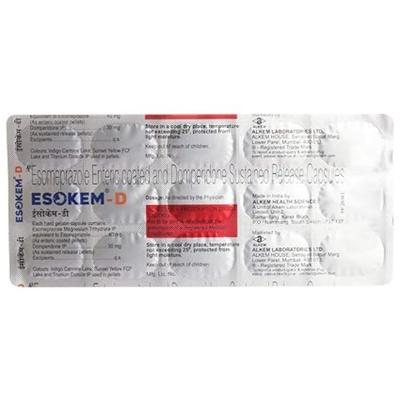 ESOKEM D Capsule 15's - Ulcer/Reflux/Flatulence-Aaa