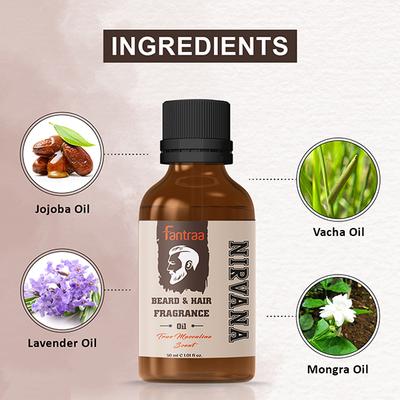 Fantraa Beard & Hair Fragrance Oil Nirvana 30 ml - Beard Oil