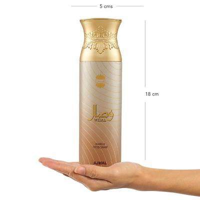 Ajmal 3 Wisal For Women And 1 Nightingale For Men & Women High Quality Deodorants Combo (Pack Of 4) 800 ml - Perfumes (Edt/Edp)