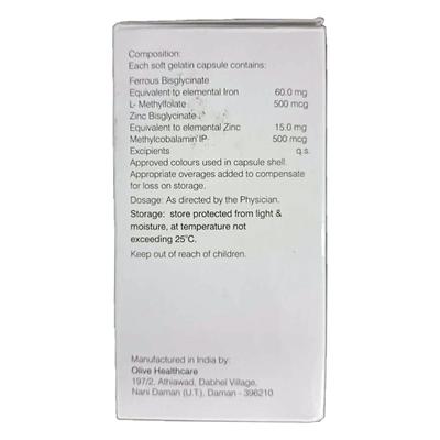 BISGLYCIN Capsule 10's - Iron Supplement/Anaemia-Vma