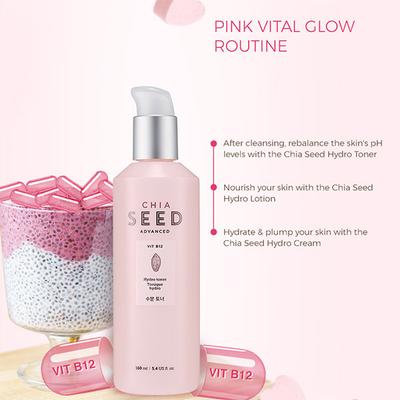 The Face Shop Chia Seed Advanced Vit B12 Hydro Toner 160 Ml - Toners