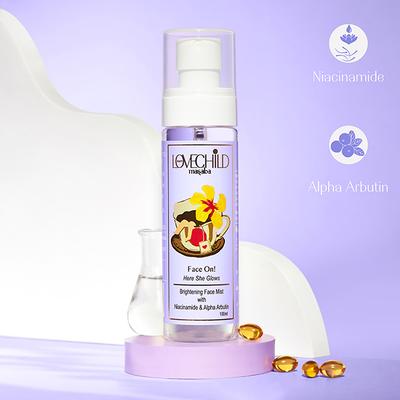 LoveChild Masaba Face On Here She Glows Brightening Face Mist 100 ml - Face Mists