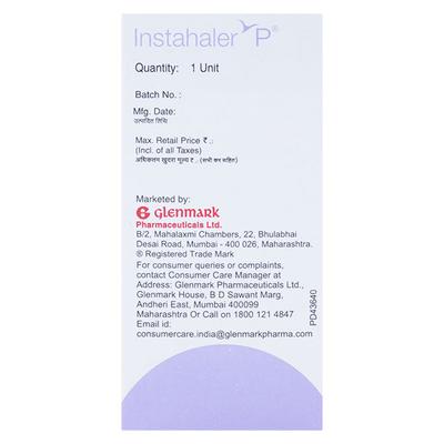 Instahaler P Inhaler 1'S - Asthma/COPD-Ast