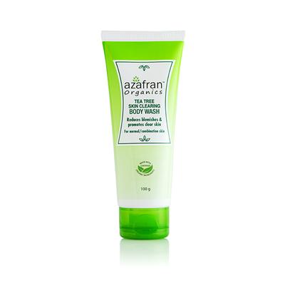 Azafran Organics Tea Tree Skin Clear Body Wash 100 gm - Shower Gels & Body Wash