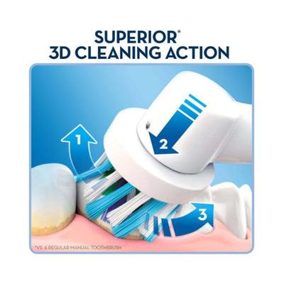 Oral B Cross Action Bigger and Vorteils Pack Toothbrush Replacement Heads 4s - Toothbrushes