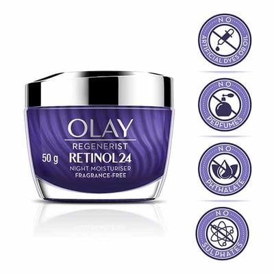 Olay Night Cream- Regenerist Retinol 24 Moisturiser 50 gm - Night Cream