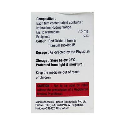 IVADIB 7.5 Tablet 10's - Angina