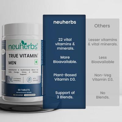 Neuherbs True Vitamin Men Tablets 60's - Multi-Vitamins