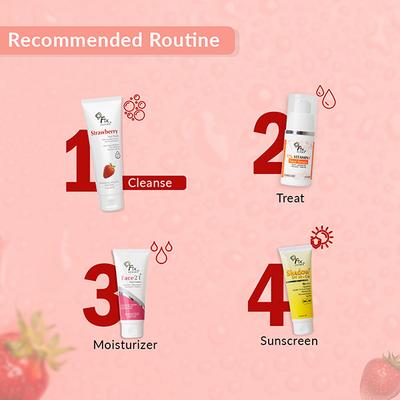 Fixderma Strawberry Face Wash with Vitamin E and Strawberry Extract, Face Wash and Face Cleanser 75 gm - Face Wash & Cleansers