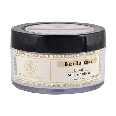 KHADI NATURAL MILK & SAFFRON HAND CREAM 50gm 50 gm - Hand Creams