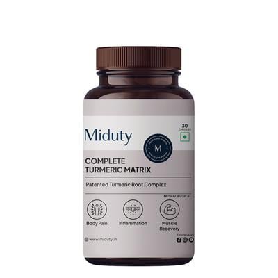 Miduty Complete Turmeric Matrix Capsule 30's - Vital Health