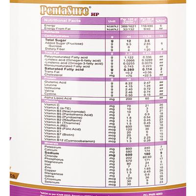 PentaSure HP 100% Whey Protein Powder- Banana & Vanilla Flavour 400 g - Whey Proteins