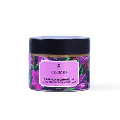 The Hade Saffron and Geranium Anti Imperfection Night Mask 50 gm - Masks & Peels