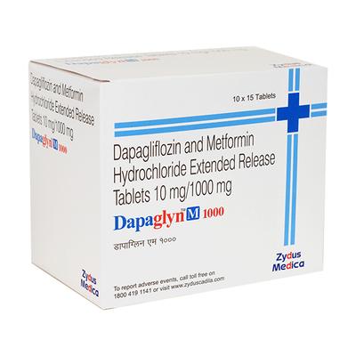 DAPAGLYN M 1000 Tablet 15's - Diabetes-Ant
