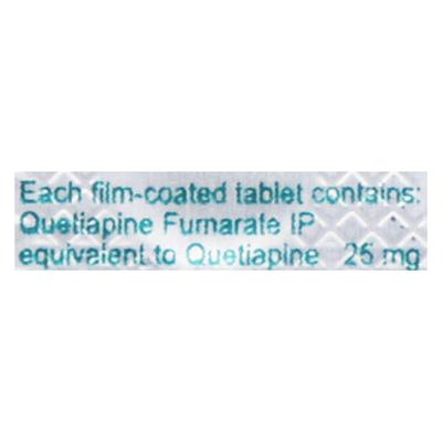 Quel 25mg Tablet 10'S - Schizophrenia-Aps