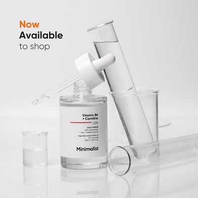 Minimalist Scalp Serum Vitamin B6 + Carnitine 3% 50 ml - Hair Serums